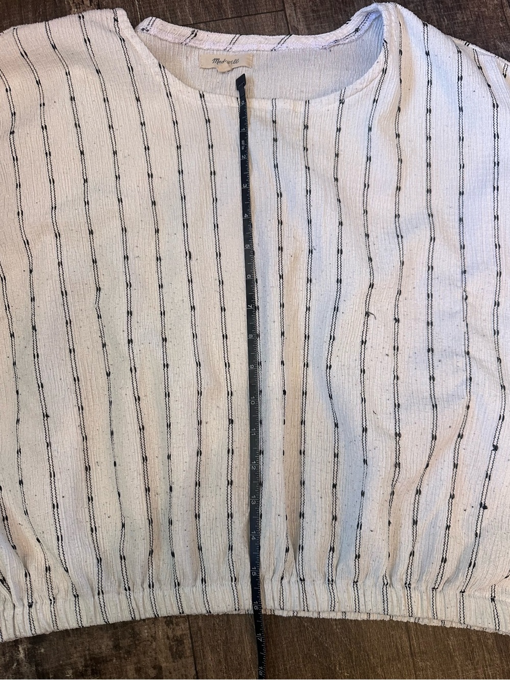 Madewell White Sleeveless Crop Pullover Size Large - Picture 8 of 8
